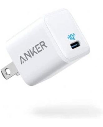 Anker PowerPort III Nano 20W USB-C Adapter Wall Charger PIQ3 - A2633 White