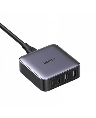 UGREEN Nexode 100W Desktop Charger 4 Port 1*USB-A+3*USB-C  Gray