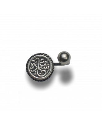 خاتم مصنوع من الفضة - K1043