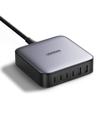 Ugreen Nexode 200W 6-Port USB Desk  Charger space grey