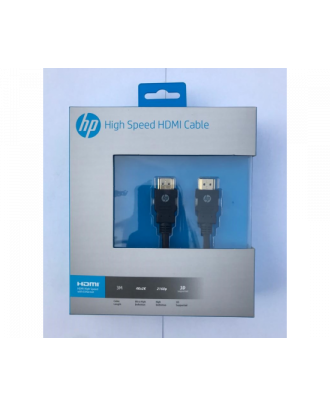HP HDMI to HDMI Cable 3.0m High-speed 100 Mbps-durable construction- Gold Plated connector