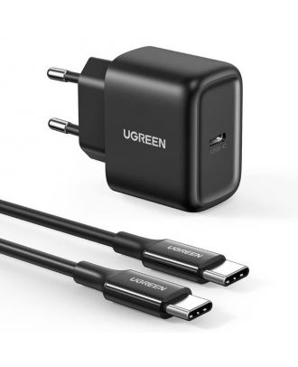 UGREEN 25 W USB C Fast Charger Super Fast Power Supply USB C Charger with 2 m USB C Cable Super Fast Charging